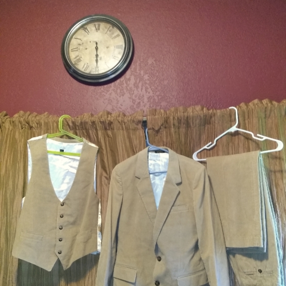 Vintage Men's 3 piece cordaroy tuxedo suit